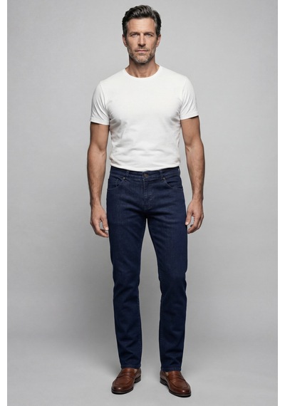 Bisse Lacivert Denim Pamuklu 5 Cepli Erkek Pantolon Pnj25y25100 D39