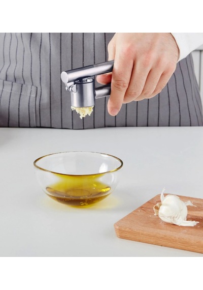 Garlic Press Koncis Sarımsak Ezici Sarımsak Ezici Paslanmaz Çelik Çelik Diğer