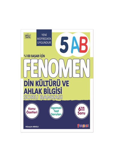 Fenomen Okul 2024 5. Sınıf Din Kültürü A-b Konu Özetli Soru Bankası 2024