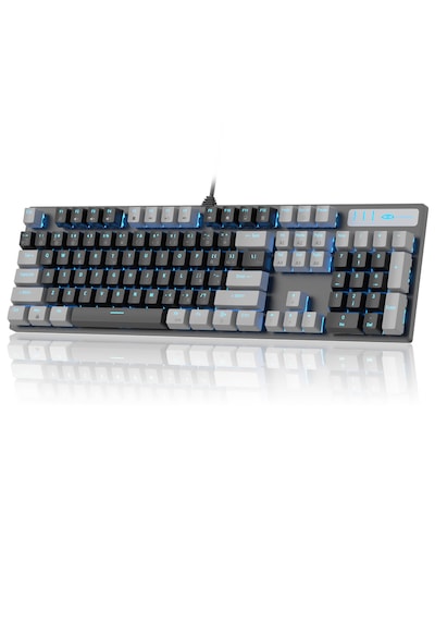 Magegee Mk-storm 104 Tuş Red Switch Kablolu Türkçe Q Gri-siyah Gaming Klavye