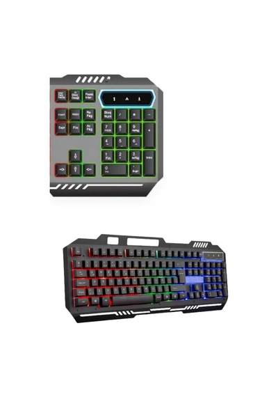 Mey İthalat Rgb Işıklı Gaming Klavye Q Klavye Mouse  54683267