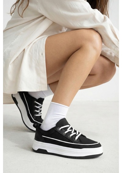 Dark Seer Ds Opal Sneaker 2025 Kadın SİYAH-BEYAZ