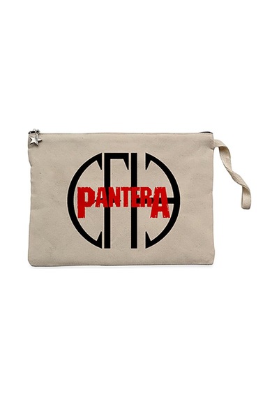 Pantera Figure 2 Krem Clutch Astarlı Cüzdan / El Çantası Krem