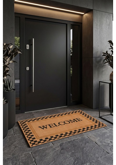 Villadia Home Textile Kapı Önü Paspası Kaymaz Taban Dekoratif Paspas Ev Giriş Antre İç Ve Dış Mekan Paspası 45x70 Cm 20ypycoco