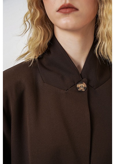 Hiccup Bdart Şal Yaka Blazer Mocha Kahvesi