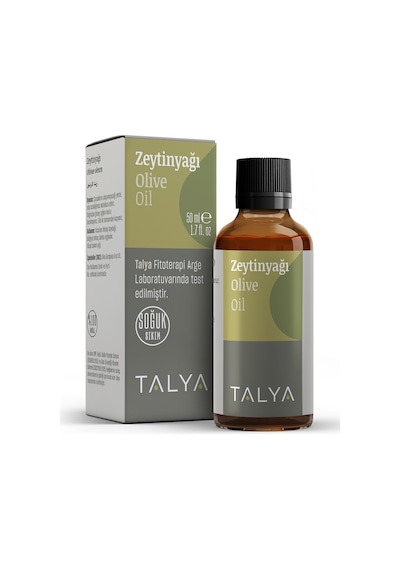 Talya Soğuk Sıkım %100 Saf ve Doğal Natural Zeytinyağı 50 ML