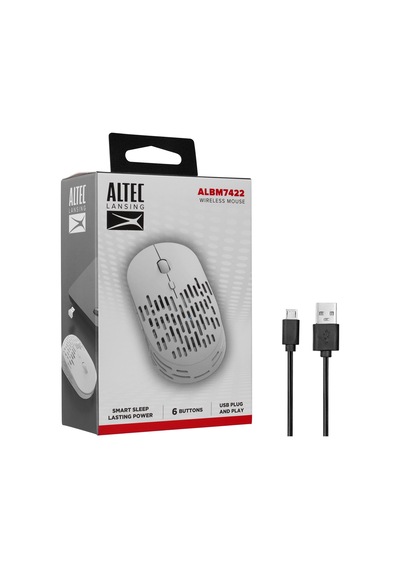 Altec Lansing ALBM7422 Şarj Edilebilir 1600 Dpi Optik Kablosuz Mouse