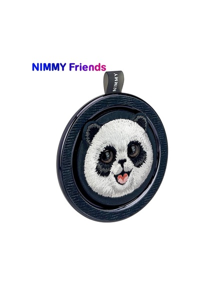 Magsafe Uyumlu Big Eyes Değiştirilebilir Manyetik 3d Nakışlı Panda Telefon Standı 2.0