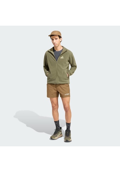 Adidas Terrex Multi Essentials Full Zip Fleece Erkek Ceket Ky9785 Yeşil