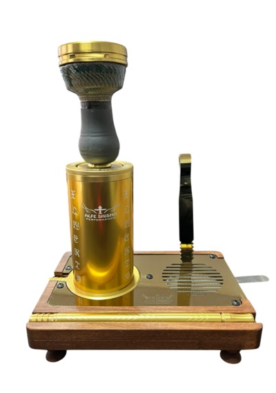 Alfeshisha Wooden Modern Gold Nargile