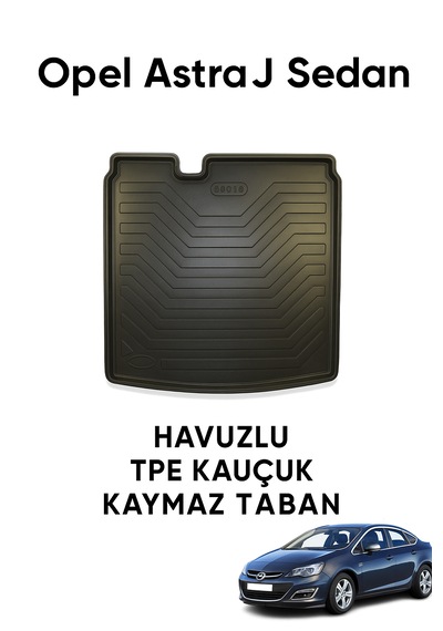 Opel Astra J Sedan 2010 2018 Uyumlu 3d Bagaj Havuzu Premium