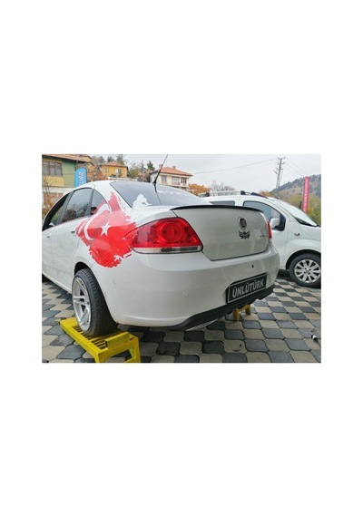 Fiat İle Uyumlu Linea Bagaj Üstü Spoiler Piano Black