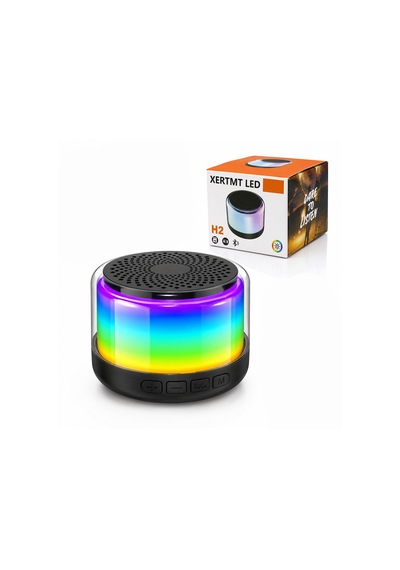 Bt - Sd - Usb Şarjlı Rgb Işıklı Bluetooth Wireless Speaker Hoparlör 3w Pl-4675 5705