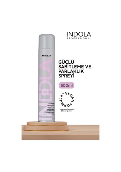 Indola Güçlü Sabitleme Ve Parlaklık Saç Spreyi 500 Ml.