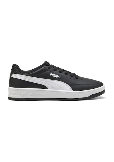 Puma Court Classic Clean Siyah Kadın Sneaker 000000000102713764 Siyah-beyaz