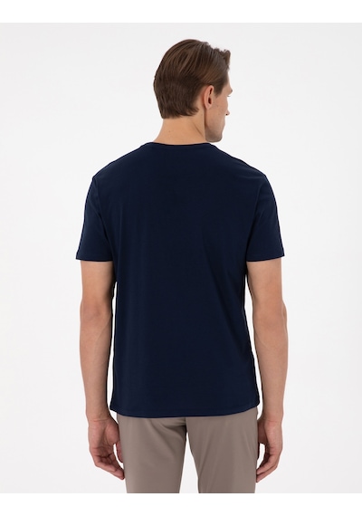 Pierre Cardin Erkek Lacivert Tişört Basic 50306980-vr033 Lacivert