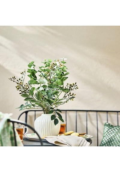 Ikea Smycka Yapay Buket, Yeşil, 60 Cm, İç-dış Mekan Okaliptüs