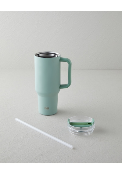 English Home Good Mood New Etna Çelik Termos 900 Ml Yeşil