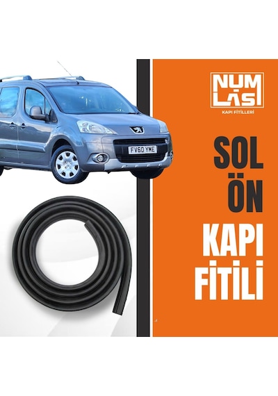 Peugeot Partner Tepee 2009-2018 Sol Ön Kapı Fitili-a Kalite-numlas-nm4530