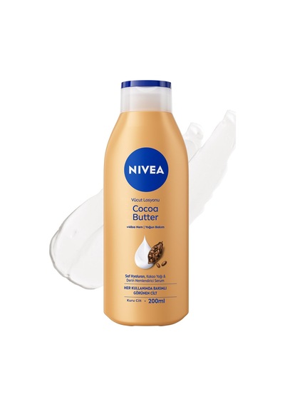 Nıvea Nemlendirici Vücut Losyonu Cocoa Butter 200 Ml,kakao Yağı,h Standart