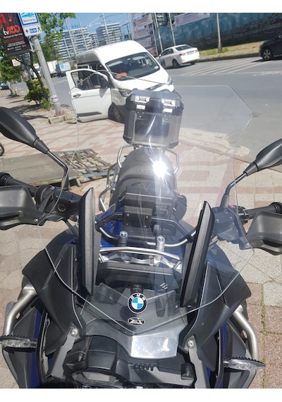 19-24 Bmw 1250Gs 1250Adv Uzun Ön Cam Zeus Şeffaf 52 CM 4 MM