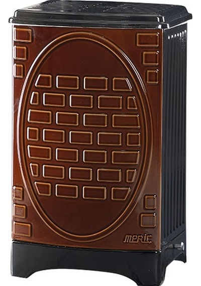 Meriç MR-4010 Kovalı Majolik Alttan Havalı Odun Kömür Sobası