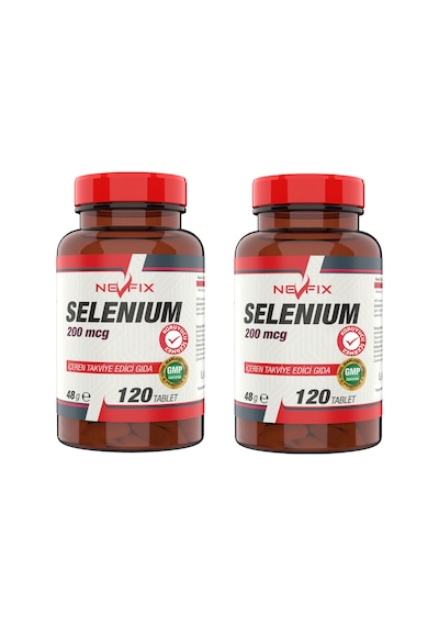 Nevfix Selenyum 200 Mcg 120 Tablet X 2 Kutu 240 Tablet