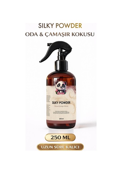 Silky Powder 250 Ml Sprey Ortam Ve Kumaş Kokusu, Bebek Pudrası Kokulu Ev Ve Tekstil Parfümü Diğer