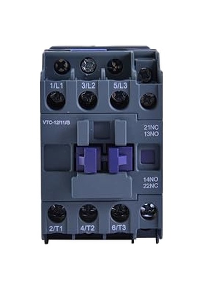 11 S Kontaktör 12a 1no 1nc 230v Bobinli