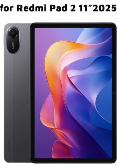 Xiaomi Redmi Pad 2 11 İnç Kılıf Standlı Kalem Bölmeli Akıllı Trifolding Silikon Koruyucu Kapak Mürdüm