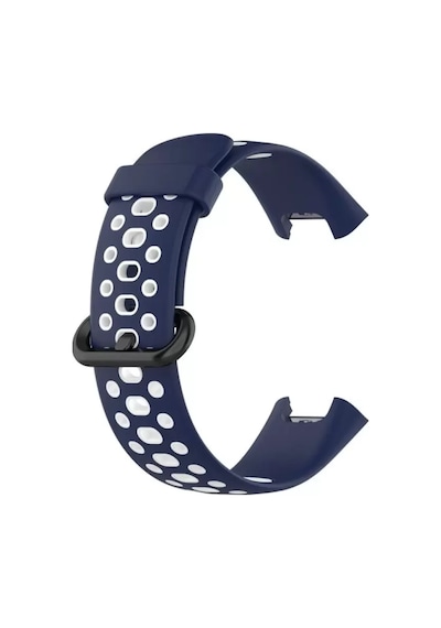 Newface Xiaomi Redmi Watch 2 Spor Delikli Kordon - Lacivert-beyaz
