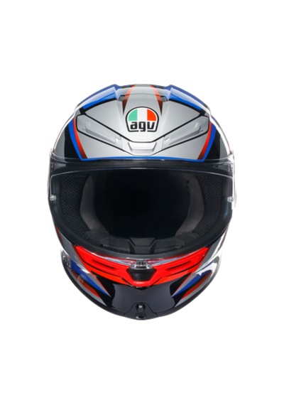 Agv K6 S Slashcut Blue Red Kapalı Kask