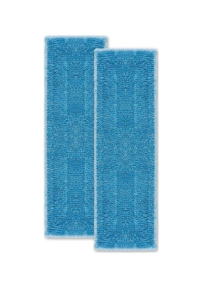 Moppy Genel Microfiber Bez Seti 2'li, Tüm Yüzeyler İçin Uygun, Makinede Yıkanabilir, Pamuklu, Mavi Çok Renkli