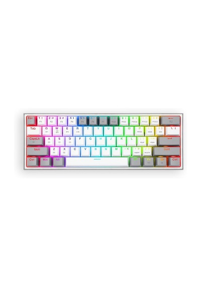K616 Fizz Pro%60 3 Mod Kablolu, 2.4 Ghz Kablosuz, Bluetooth Mekanik Oyun Klavyesi, Doğrusal Kırmızı Şalter, Pro Drive/yazılım Destekli
