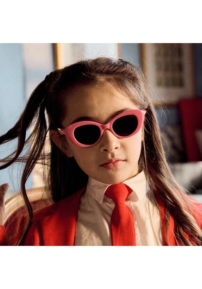 Okkialini Paris Bambina Çocuk Güneş Gözlüğü Pembe 3/5 Yaş Pembe