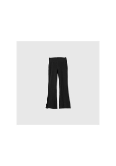 Gap Kız Çocuk Streç Jersey Legging Flare Tayt Siyah