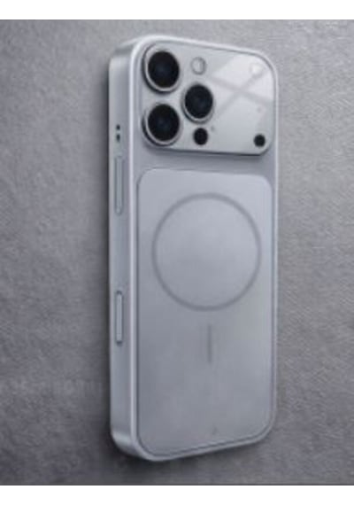 Ag Glass Apple Uyumlu iPhone 16 Pro Telefon Kılıfı Silver