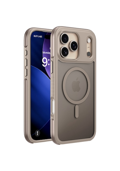 Buff Apple Uyumlu iPhone 17 Pro Magsafe Air Bumper Case Gold