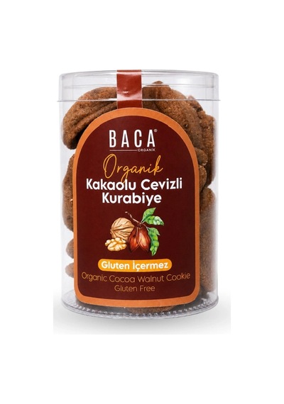 Organik Kakaolu Cevizli Kurabiye 100g