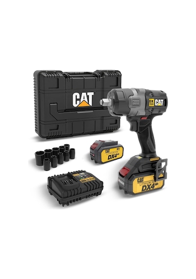 Cat Dx7020.1 18volt 4.0 Ah Çift Akülü Kömürsüz 700/880nm Profesyonel Şarjlı Somun Sıkma + 10 Adet Lo