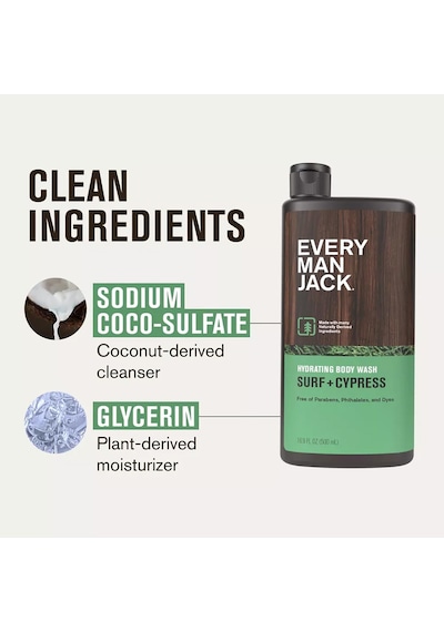 Every Man Jack Surf + Cypress Nemlendirici Duş Jeli 500ml Diğer