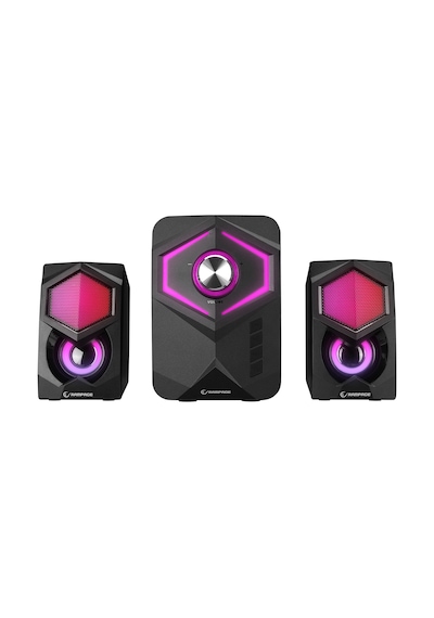 Rampage RMS-175BT 2+1 5Wx2 Bluetooth-USB-MicroSD-FM Rainbow Aydınlatmalı Gaming Hoparlör Rampage RMS-175BT 2+1 5Wx2 Bluetooth-USB-MicroSD-FM Rainbow Aydınlatmalı Gaming Hoparlör
