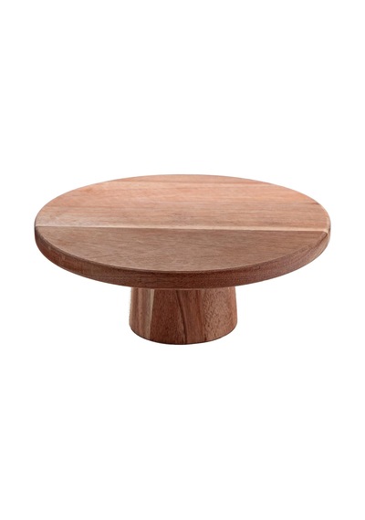 Doğal Akasya Ahşap Ayaklı Sunum Tahtası Ve Kesme Panosu - 24.5x9.5x1.5 Cm Dekoratif Kahve, Peynir Ve Sushi Servis Tepsisi Çok Renkli