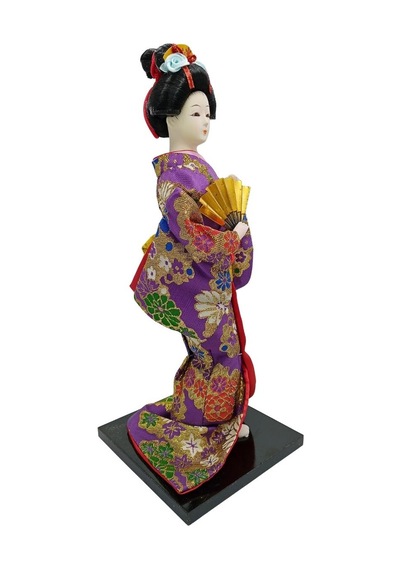 Japon Kimonolu Geyşa Bebek Kabuki Biblo 30 Cm No.14 Anime
