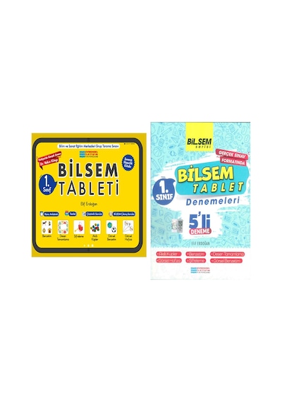Evrensel İletişim 1.sınıf Bilsem Tablet Ve Deneme Seti 2 Kitap