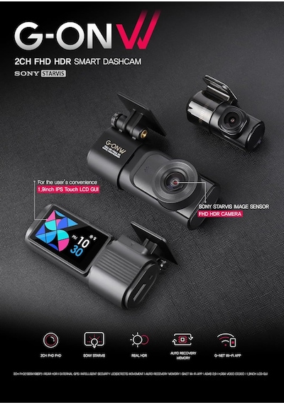 Tr Gonw 2ch Fullhd Hdr Wi-fi Akıllı Araç Kamerası