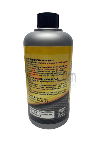 Hidrolik Fren Yağı Kraftvoll Supersport Dot 4 500 Ml