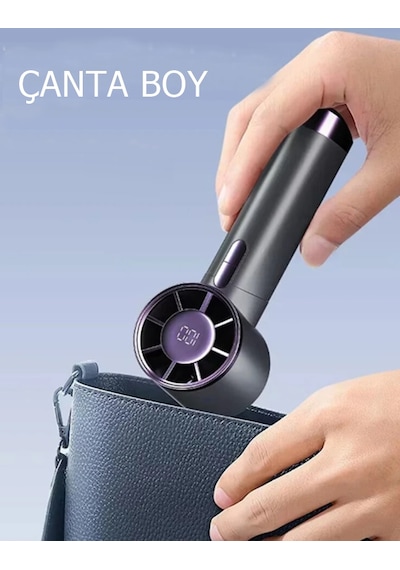 Fw50 Mini Turbo Jet Fan - Mini Şarjlı Vantilatör - Mini Fan Super Power 1 Adet