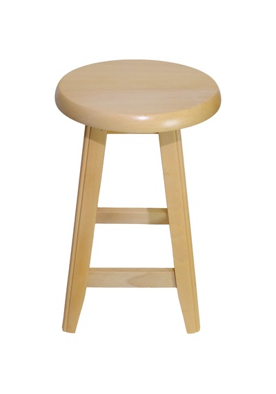 Ahşap Tabure 45 Cm Şık Ve Dayanıklı Natural