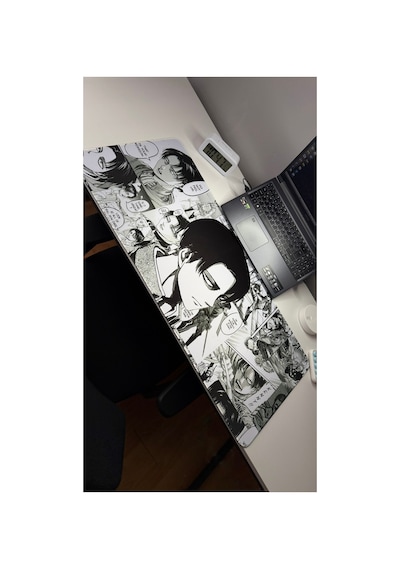 Levi Ackerman Anime V5 - 90x40 Xxl Gaming Kauçuk Kaymaz Taban Mouse Pad Fare Altlığı